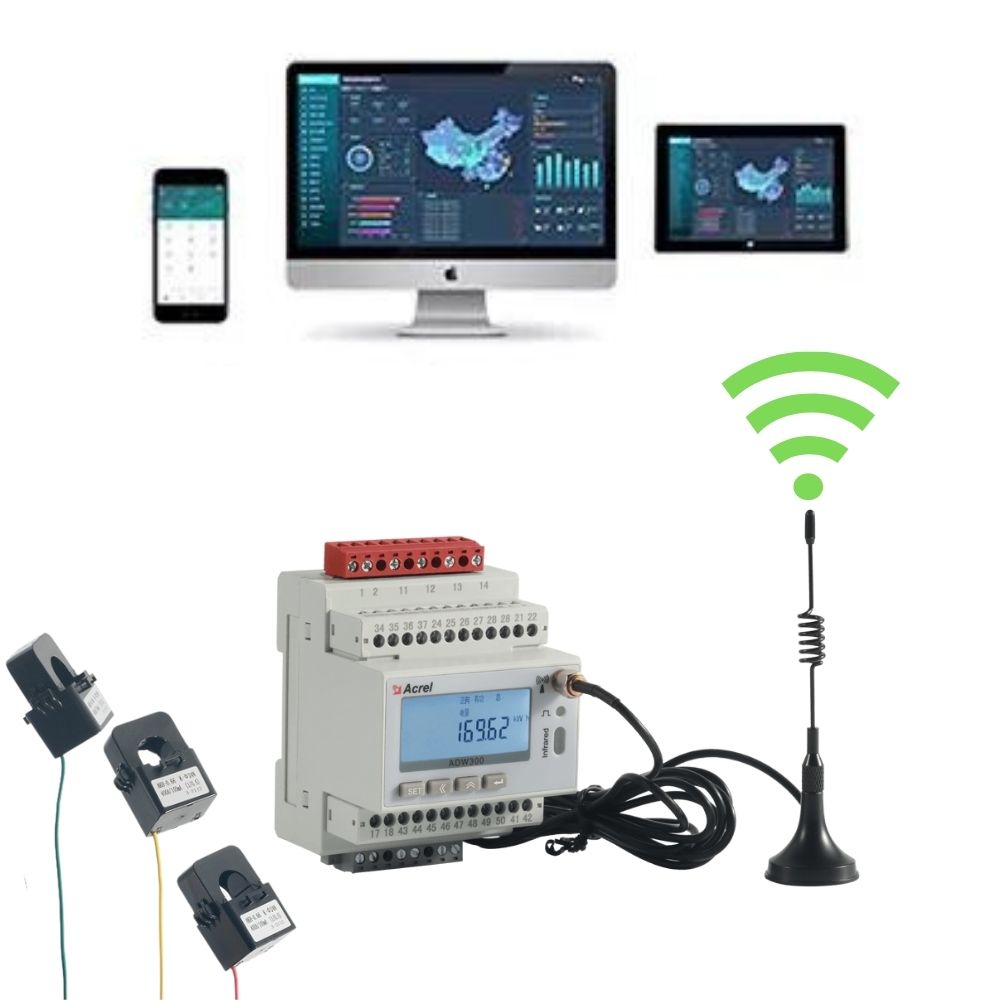 ADW300 wireless IoT Meter 4G WIFI LORA